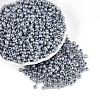 DIY Craft Beads 6/0 Ceylon Round Glass Seed Beads X-SEED-A011-4mm-149-3