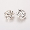Alloy Rhinestone Cabochons RGLA-WH0004-31-1