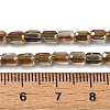 Electroplate Glass Beads Strands EGLA-D031-01-15-4