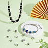 150pcs 5 styles Tibetan Style Zinc Alloy European Large Hole Beads FIND-PH0023-70-5