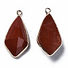 Natural Red Jasper Charms G-Q998-029D-3