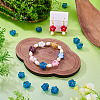 10Pcs Transparent Handmade Bumpy Lampwork Beads LAMP-TADJ0001-48C-6
