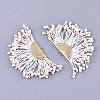 Polycotton(Polyester Cotton) Tassel Pendant Decorations FIND-T041-01-2