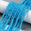 Baking Paint Imitation Jade Glass Bead Strands DGLA-A034-J2MM-A13-4
