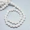 Natural White Jade Beads Strands G-R346-8mm-08-2