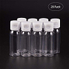 Transparent Flip Cap Round Shoulder Plastic Bottle MRMJ-BC0001-56-6