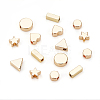 BENECREAT 36Pcs 6 Style Brass Beads and Spacer Beads KK-BC0002-26G-4