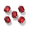 Rhinestone Pendants RGLA-P038-02P-09-1