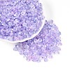 Baking Paint Transparent Glass Beads DGLA-T004-07F-3