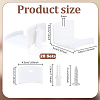ABS Baseball Cap Hook FIND-WH0173-493B-2