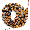 Natural Tiger Eye Beads Strands G-S359-165-2