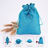 Burlap Packing Pouches Drawstring Bags ABAG-PH0002-13-7