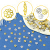 300Pcs 3 Styles Brass Bead Caps IFIN-FS0001-43-2