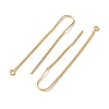 Alloy Stud Earring Findings FIND-WH0110-381G-2