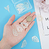 6 Styles Natural Capiz Shell Pendants SHEL-FH0001-02-3