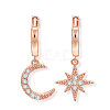 Real Rose Gold Plated EJEW-AA00270-16RG-1