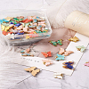 Craftdady 44Pcs 11 Colors Alloy Pendants RESI-CD0001-03-22