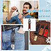 4Pcs PU Leather Belt Keychains AJEW-PH0010-27B-5