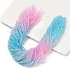 Transparent Painted Glass Beads Strands DGLA-A034-T1mm-A22-1