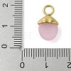 Natural Rose Quartz Pendants STAS-L277-07G-03-3