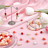 120Pcs 6 Colors Dyed Synthetic Coral Beads CORA-SC0001-28B-4