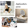Acrylic Earring Display Stands EDIS-WH0006-33B-5