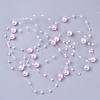 ABS Plastic Imitation Pearl Beaded Trim Garland Strand SACR-T354-01D-2