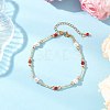 Dyed Natural Malaysia Jade Beaded Bracelets for Women BJEW-JB12028-01-1