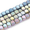 Electroplate Non-magnetic Synthetic Hematite Beads Strands G-N0318-40-A-1