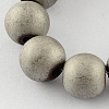 Non-magnetic Synthetic Hematite Beads Strands X-G-Q933-8mm-06-2