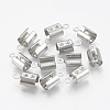 201 Stainless Steel Folding Crimp Ends X-STAS-T031-12-1