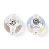 Plating Acrylic Rhinestone Beads OACR-S145-06-2