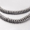 Electroplate Non-magnetic Synthetic Hematite Bead Strands G-F300-48A-F01-1
