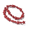Synthetic Coral Dyed Carved Beads Strands CORA-K009-06A-03-4