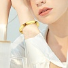 CCB Plastic Curved Tube Beaded Stretch Bracelets for Women BJEW-SW001583-02-6