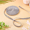 3 Yards Resin Self Adhesive Sewing Trim Hotfix Rhinestone Tape DIY-TA0013-15A-7
