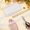 Fibre Lace Ribbon OCOR-WH0105-146B-3