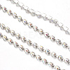 Brass Rhinestone Strass Chains CHC-T002-SS12-02S-3