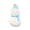 Christmas Opaque Resin Pendants LS-RESI-G043-A02-2