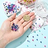 204Pcs 6 Colors Natural Agate Beads Strands G-YW0003-02-3