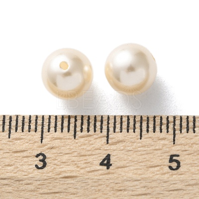 Plastic Imitation Pearl Beads FIND-M059-01C-07-1