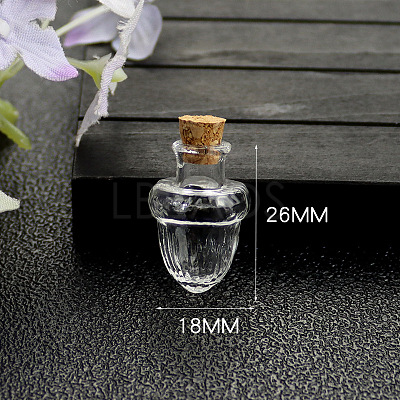 Clear Glass Bead Containers X-PW-WG33348-05-1