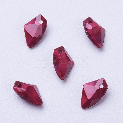 Imitation Pearl Acrylic Pendants MACR-K336-14mm-P33-1