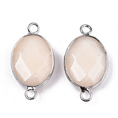 Natural White Jade Links/Connectors G-T131-102-28-1