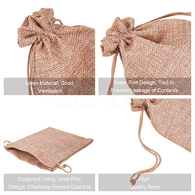Burlap Packing Pouches Drawstring Bags ABAG-BC0001-08-18x13-1