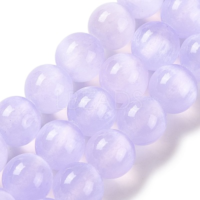 Natural Selenite Beads Strands G-C142-01A-02-1