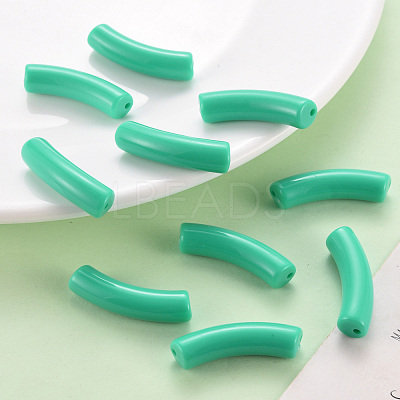 Opaque Acrylic Beads MACR-S372-002B-S035-1