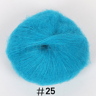 25g Angora Mohair Wool Knitting Yarn LS-PW22070138857-1
