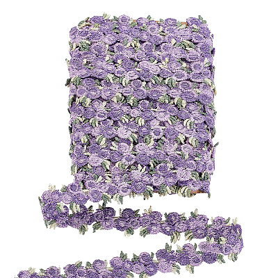 4.6~5Yards Flower Polyester Trim Ribbon OCOR-PH0001-97D-1