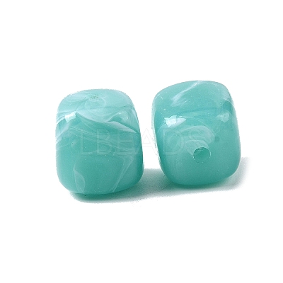 Opaque Acrylic Beads X-OACR-D320-01H-1